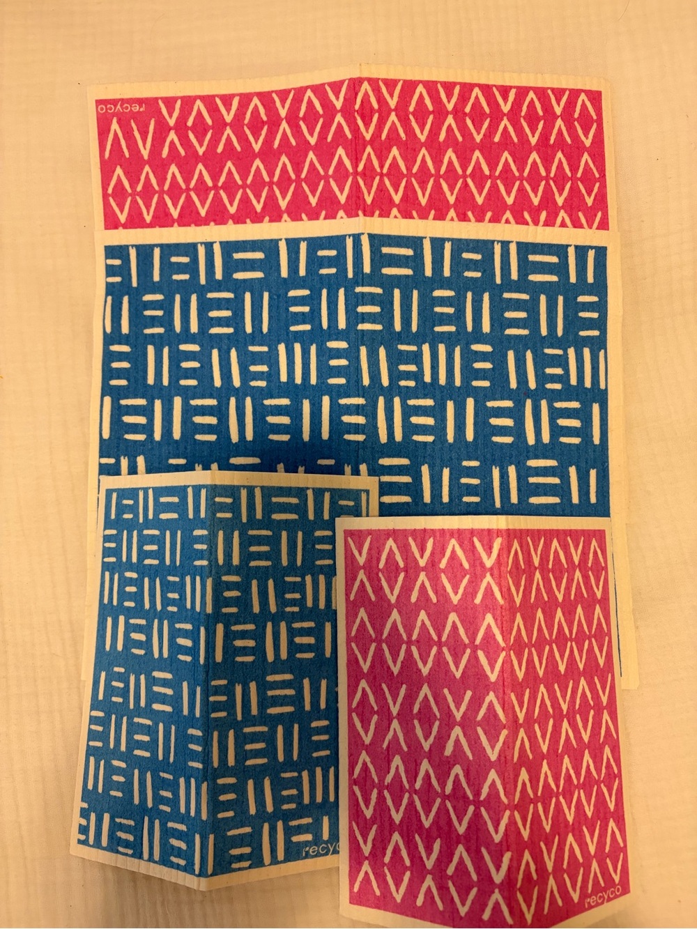 4 pcs Recyco Swedish Dishclothes